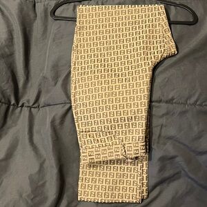 Fendi Zucca Print Trousers